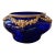 Antique French Cobalt Blue Glass Vase With Gilt Bronze Floral Garland Mounts For Sale