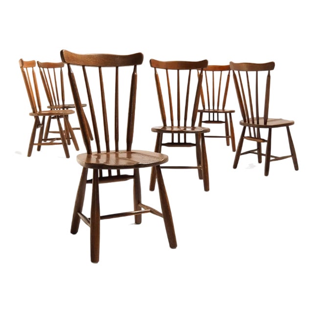 Vintage Chairs, 1970s, Set of 6 For Sale