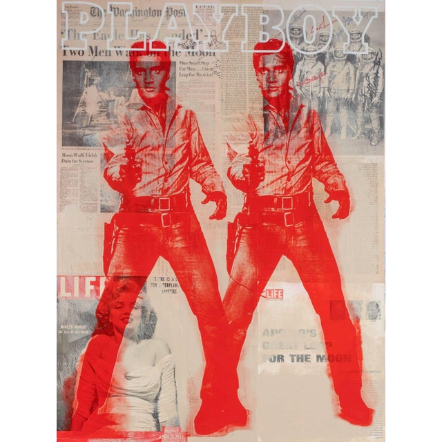 Elvis Presley Portrait Painting by Dane Shue For Sale