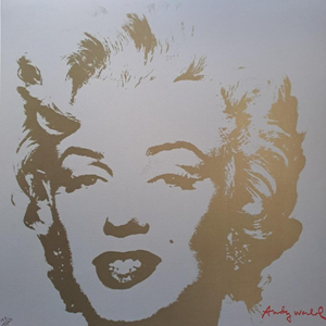 After Andy Warhol, Marilyn Monroe Black-Silver, 1980s, Print