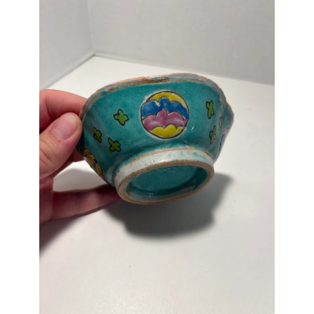 Antique Chinese Export Porcelain Qing Dynasty Bowl For Sale In Los Angeles - Image 6 of 8