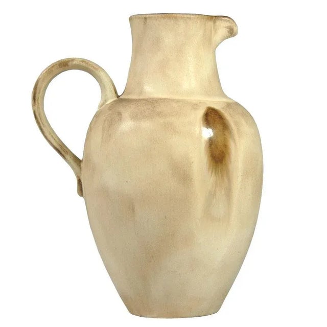 Beige German Ceramic Vase from Ceramano, 1960s For Sale - Image 8 of 8