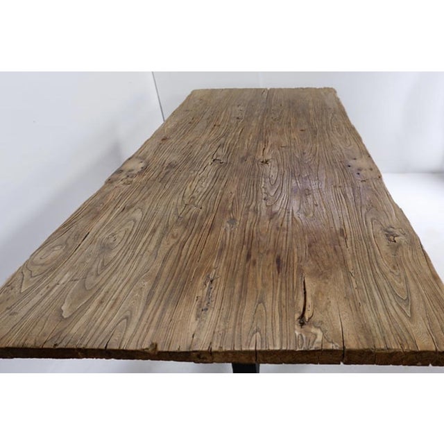 Large Dining Table Mounted on Black Handles, 1979, Set of 3 For Sale - Image 10 of 16