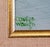 Spectacular find at Hudson River NJ estate, a rare to be offered Vintage American Cape Cod Maritime Oil Painting. Large...