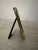 Mid-Century Modern Vintage Mid-Century Modern Rounded Polished Brass Picture Frame For Sale - Image 3 of 3