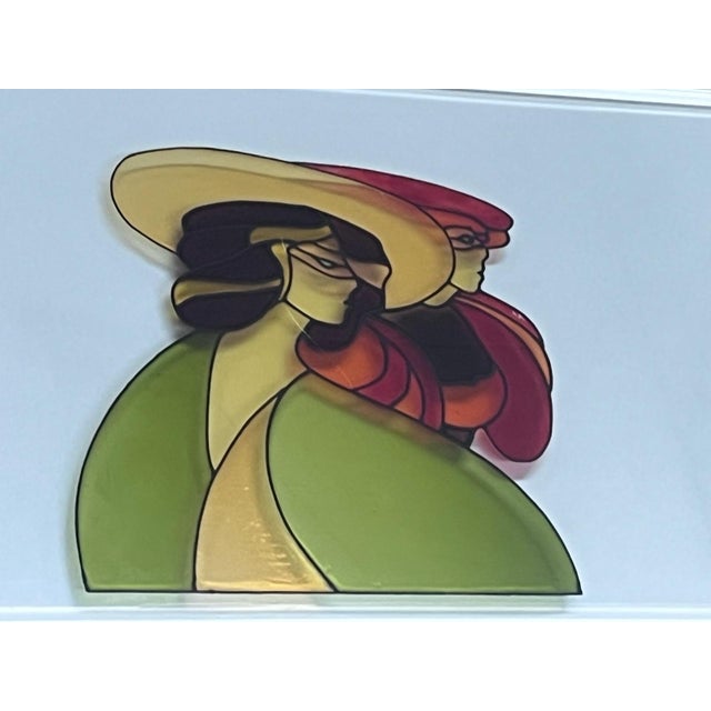 Glass Artistic Serving Trays, Italy, 1980s, Set of 2 For Sale - Image 7 of 12