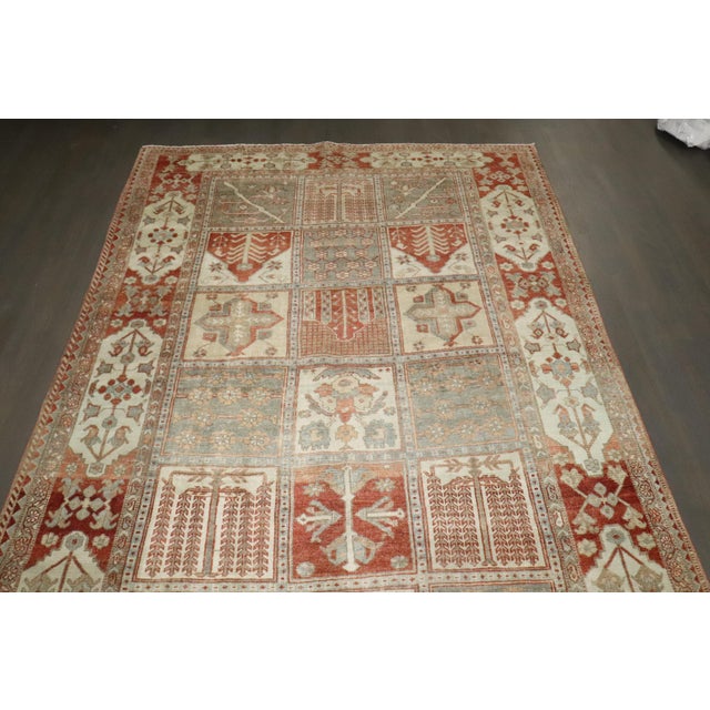 Textile Zabihi Collection Persian Bakhtiari Gallery Runner For Sale - Image 7 of 8