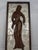 Pair Mid-Century Modern Hand-Carved Wood Figural Relief Wall Panels on Shimmering Capiz Shell Grounds For Sale - Image 13 of 18