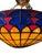 Vintage Colorful French Stained Glass Bowl/ Pendant Light Fixture For Sale - Image 12 of 18