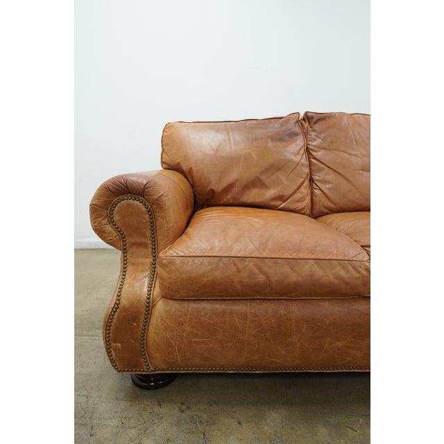 Brown Hancock & Moore September Leather Sofa For Sale - Image 8 of 18