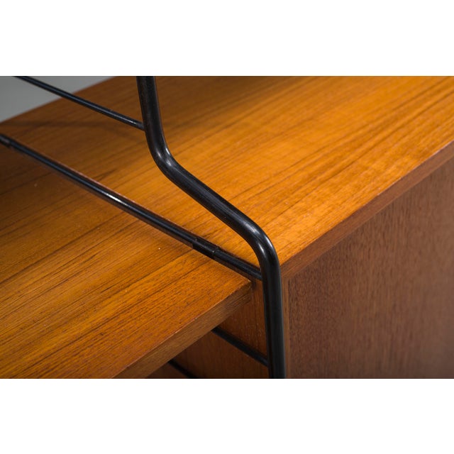 Black Vintage Teak Modular Wall Unit from WHB, Germany, 1960s For Sale - Image 8 of 18