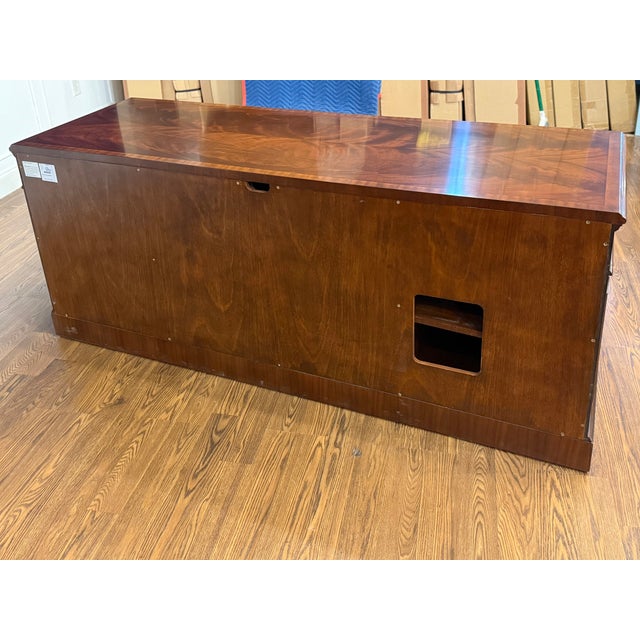 Traditional Mahogany Credenza by Leighton Hall - Showroom Sample For Sale - Image 9 of 10