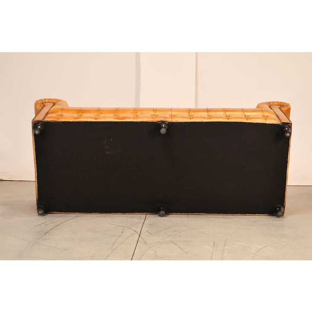 English Traditional Style Leather 'Cheyenne' Chesterfield Sofa For Sale - Image 16 of 18