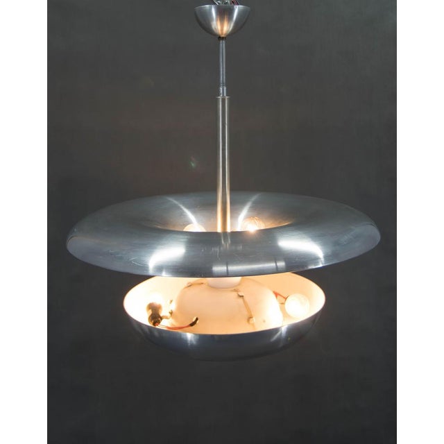 Large Bauhaus Pendant Light attributed to Ias, 1920s For Sale - Image 10 of 15