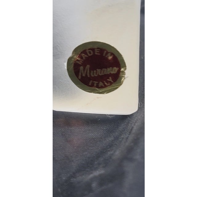 1960s Murano Glass Sommerso Tear Drop Sculpture For Sale - Image 10 of 10