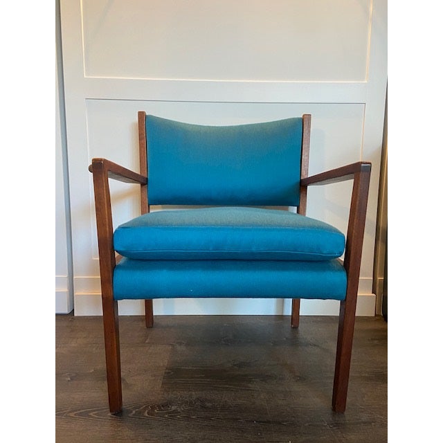 Mid 20th Century Mid Century Modern Walnut Arm Chair For Sale - Image 5 of 5