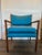 Mid 20th Century Mid Century Modern Walnut Arm Chair For Sale - Image 5 of 5