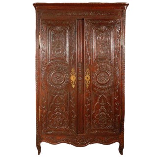 Antique Louis XV Armoire For Sale