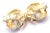 Metal Late 20th Century Verdura Yellow Gold Diamond Swirl Earrings, Pair For Sale - Image 7 of 15