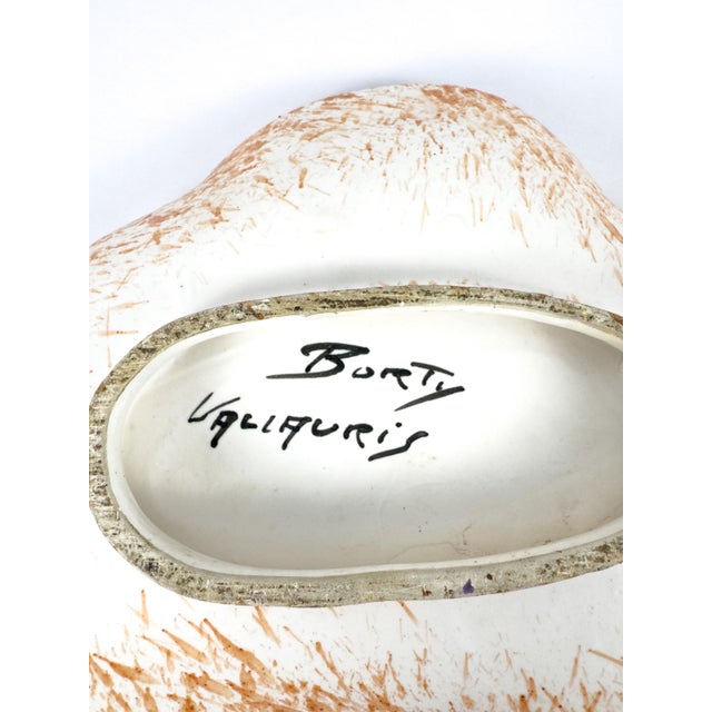Large French Mid-Century Ceramic Catch-All, Signed Borty Vallauris, C. 1960 For Sale - Image 13 of 18