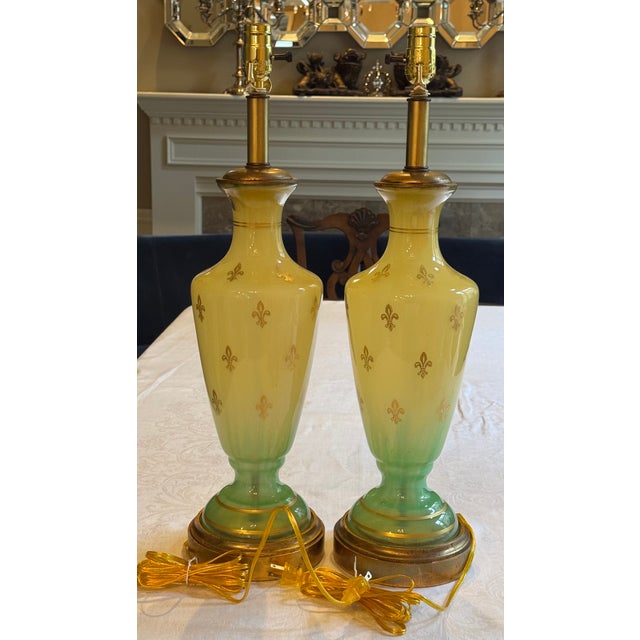 Frederick Cooper French Style Frederick Cooper Hollywood Rengency Florentine Lamp Pair - Set of Two For Sale - Image 4 of 18