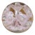 Art Glass Pink Floral Bouquet Paperweight For Sale