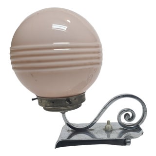 Art Deco Bedside Lamp, Belgium, 1950s For Sale