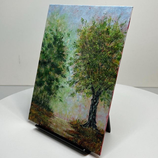 "Pathway" Contemporary Impressionist Style Acrylic Painting by Deb Bossert For Sale - Image 4 of 6