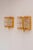 Metal Wall-Mounted Sconces in Glass and Brass Lamps by Carl Fagerlund for Orrefors, Sweden, 1970s, Set of 2 For Sale - Image 7 of 14