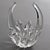 Glass Daum Nancy France Crystal Bud Vase, Basket or Vide Poche, circa 1970 For Sale - Image 7 of 9
