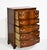 Mid 20th Century Vintage Georgian Style Mahogany Tall Chest of Drawers With Brass Bail Hardware For Sale - Image 5 of 13