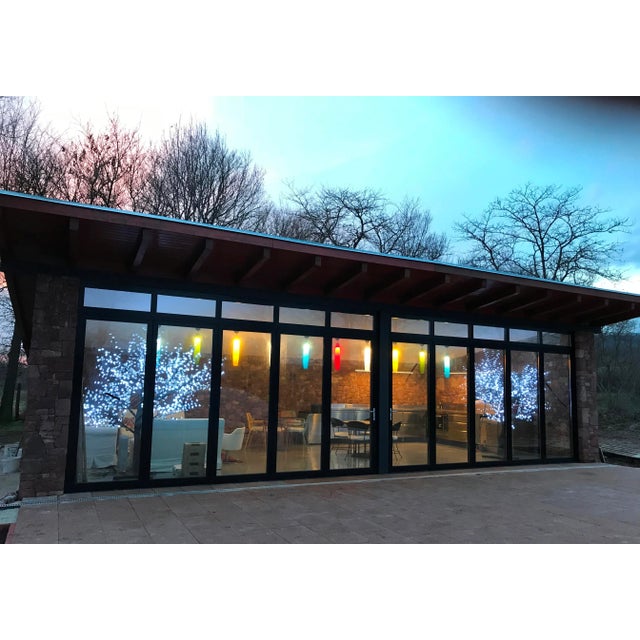 Mid-Century Modern Italian Red Pendants in Murano Glass by Alessandro Pianon for Vistosi, 1960s For Sale - Image 3 of 18