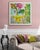 Green "Garden Room" an Original Colorful Painting by Shann Spishak For Sale - Image 8 of 9