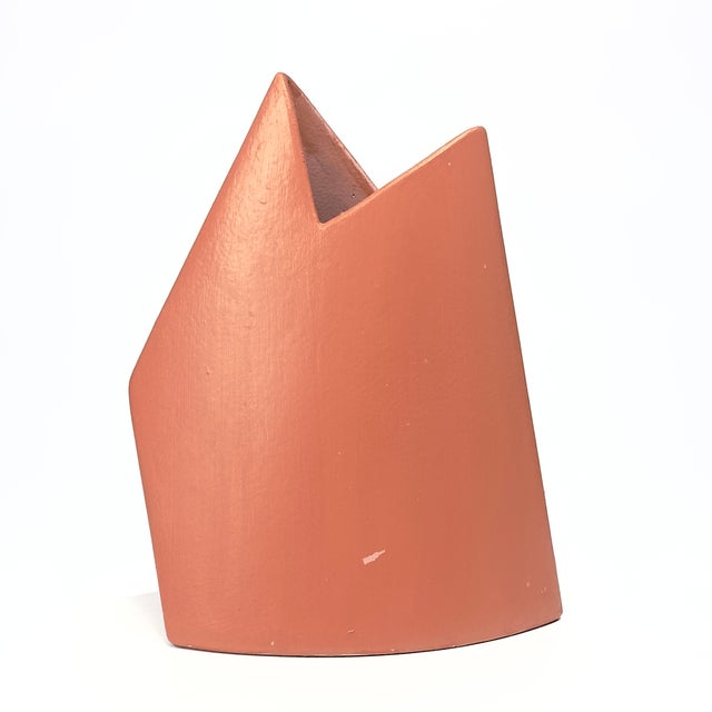 Stunning Vintage James Johnston Studio Post-Modern Geometric Vessels Curation Circa 1980 - Group of 3 For Sale - Image 15 of 16