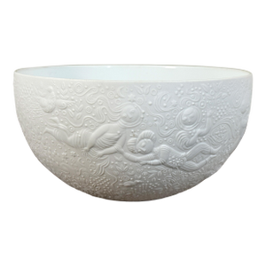 Mid Century Rosenthal Studio Line Porcelain Bowl Bjørn Wiinblad Magic Flute Relief Motif