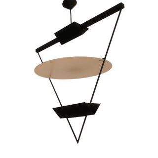 Suspension Pendant Light attributed to Mario Botta for Artemide, Italy, 1980s For Sale