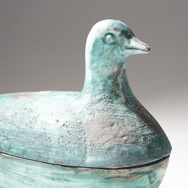 Ceramic Box in the Shape of a Bird, 1960s For Sale - Image 11 of 15