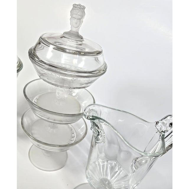 Mid 20th Century Three Faces Serving Set - Set of Five For Sale - Image 5 of 12