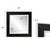 Black Square Devon Mirror in Black For Sale - Image 8 of 9