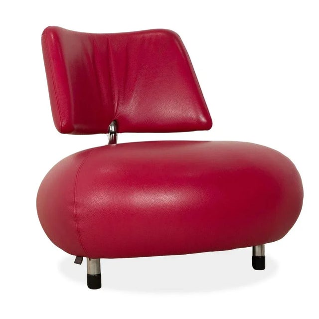 Space Age Pallone Leather Chair from Leolux For Sale - Image 12 of 12
