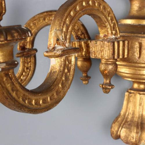 Wood Gilt Wall Lights, Set of 2 For Sale - Image 7 of 9