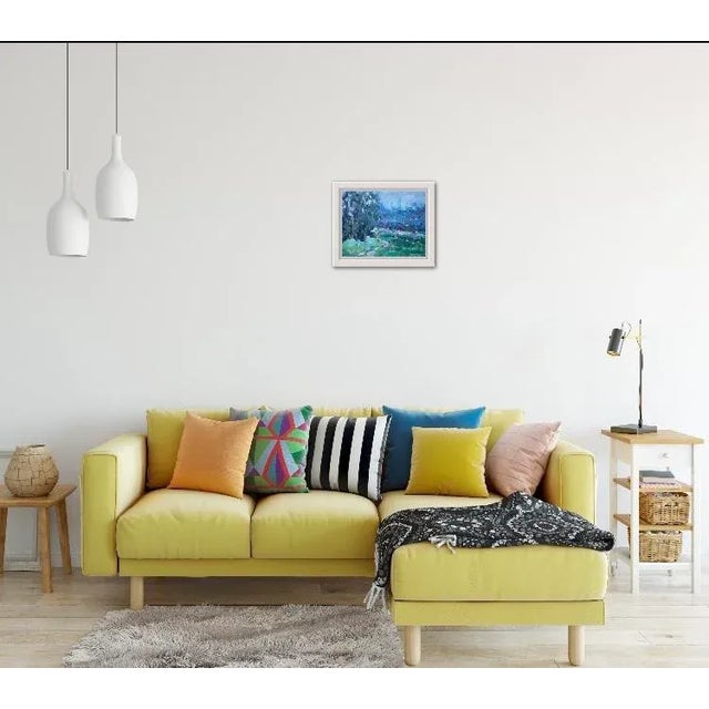 Modern Contemporary Impressionist Oil Painting Landscape For Sale - Image 12 of 12