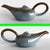 Mid 20th Century Atomic Age Ceramic Teapot + Under Plate Set by Brock of California For Sale - Image 4 of 12