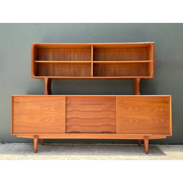 Vintage Drylund Danish Teak Hutch and Sideboard For Sale - Image 10 of 12
