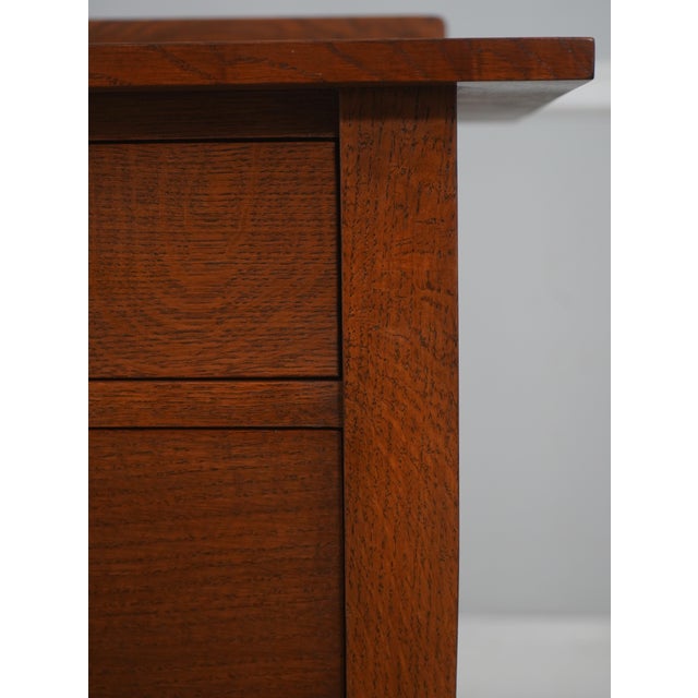 2010s Stickley Mission Oak 2 Over 3 Drawer Dresser For Sale - Image 5 of 18