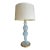 Murano Italian Blue Opalescent Table Lamp For Sale