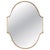 Small Vintage Italian Brass Shield-Shaped Mirror by Gio Ponti, 1950s For Sale - Image 10 of 10