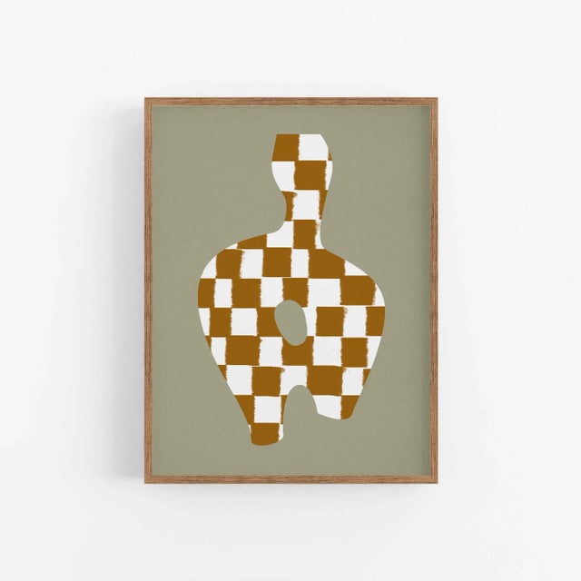 Contemporary Abstract Checkers Giclee Print For Sale - Image 4 of 6