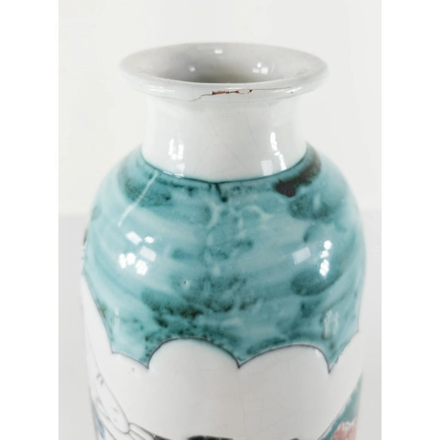 Mid-Century Norwegian Art Pottery Vase, Signed For Sale In New York - Image 6 of 9