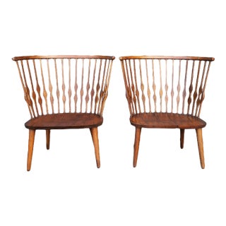 Pair of Throne Chairs For Sale